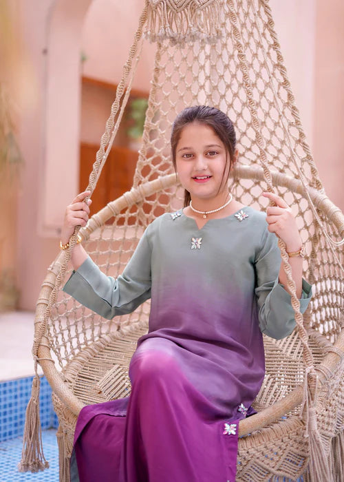 Ombre Grace Kids Maxi Dress