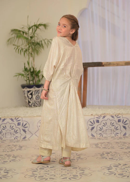 Ivory Glow Kaftan